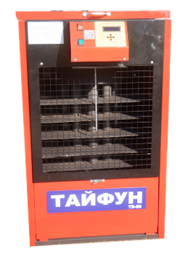 Отопительный котёл Тайфун ТВК-35 на отработке с водяным контуром